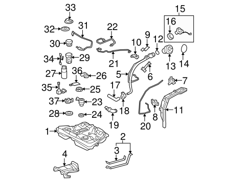 ELECTRICAL/SENDERS for 2006 Toyota Matrix #1