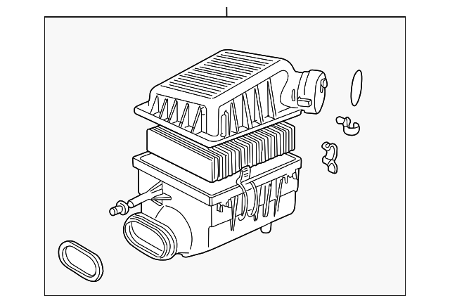 PHB102260 Деталь AIR CLEANER ASSY