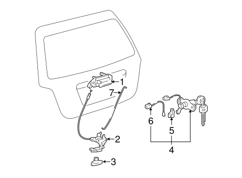 ELECTRICAL/IGNITION LOCK for 2006 Toyota Highlander #2