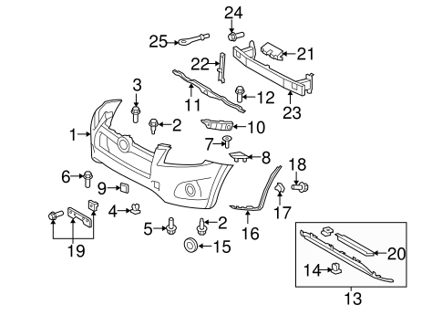 BODY/BUMPER & COMPONENTS - FRONT for 2012 Toyota RAV4 #1
