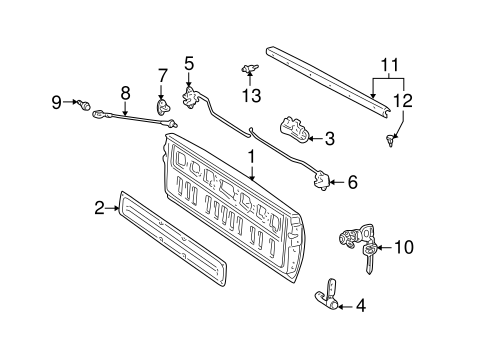 BODY/TAIL GATE for 2005 Toyota Tundra #2