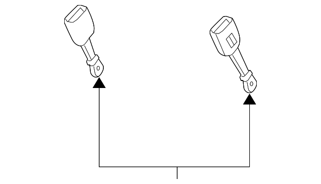 22730288 Деталь OUTER BUCKLE, RIGHT