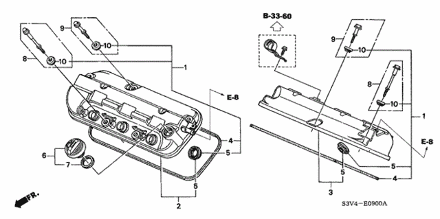 Cylinder Head Cover (1) for 2001 Acura MDX #0