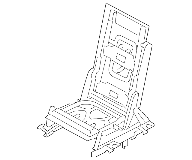 HTD500260 Деталь SEAT FRAME, RIGHT