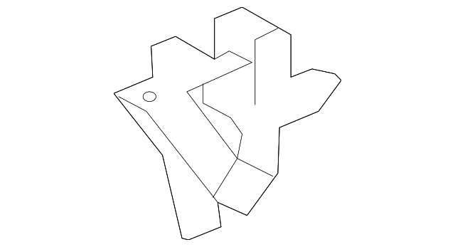 HTM500050 Деталь LATCH SUPPORT, LEFT