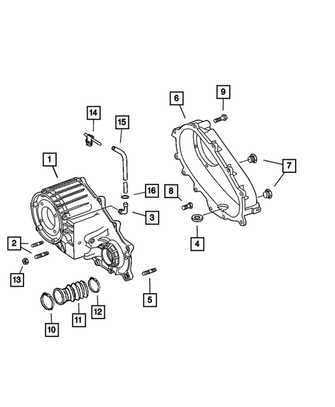 Case and Related Parts for 2005 Dodge Durango #0