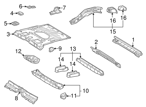 BODY/REAR BODY for 1997 Toyota RAV4 #1