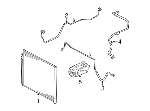 Range Rover CONDENSER, COMPRESSOR & LINES 2