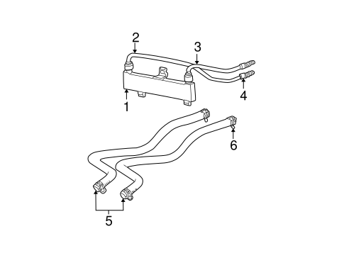 Trans Oil Cooler for 2002 Chrysler Sebring #1