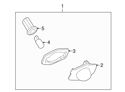 ELECTRICAL/BULBS - CHASSIS for 2010 Scion xB #2