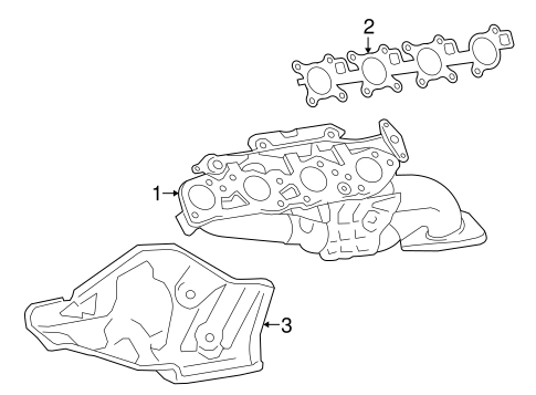 EXHAUST SYSTEM/EXHAUST MANIFOLD for 2016 Toyota Sequoia #1