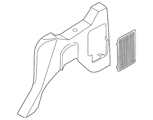 dt1z1731012fc Деталь SIDE TRIM PANEL, RIGHT