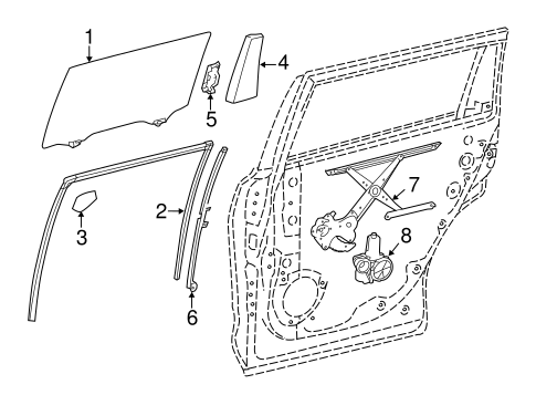 BODY/REAR DOOR for 2015 Toyota Highlander #2