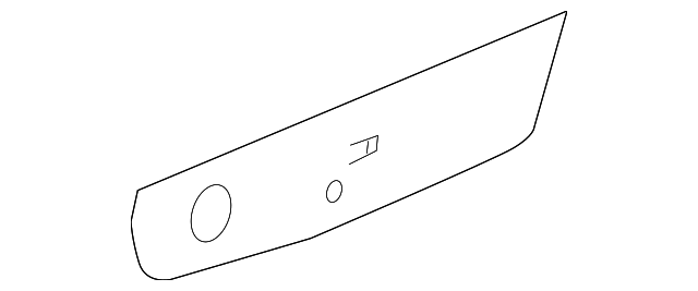 EJD000050 Деталь WATER SHIELD, LEFT