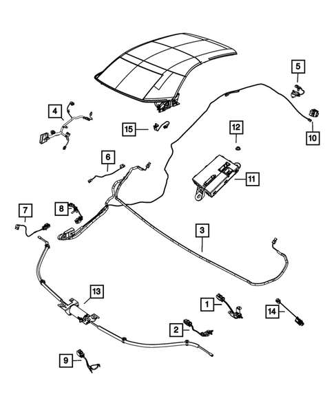 Convertible Top - Electric for 2012 Chrysler 200 #0