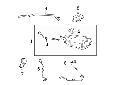 EMISSION SYSTEM/EMISSION COMPONENTS for 2012 Toyota Corolla #1