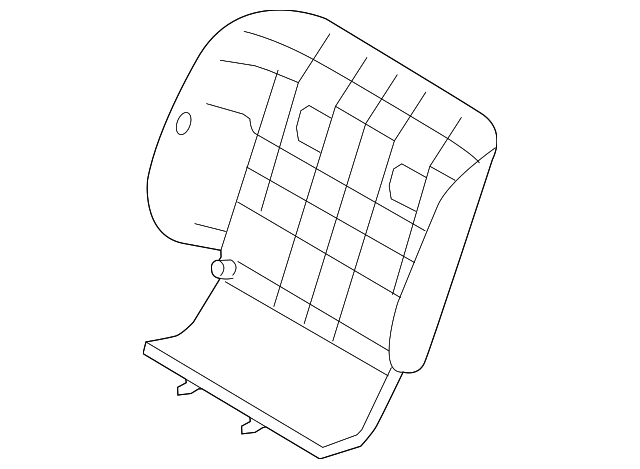HBR000120VAE Деталь SEAT BACK PANEL, RIGHT