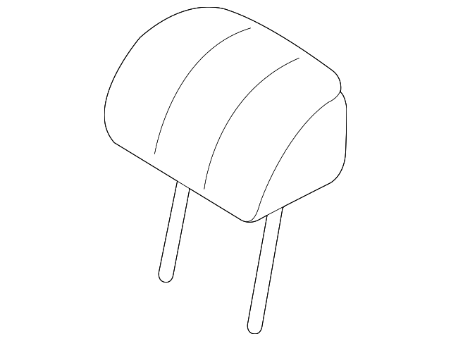 HAH000152VAE Деталь HEADREST, RIGHT