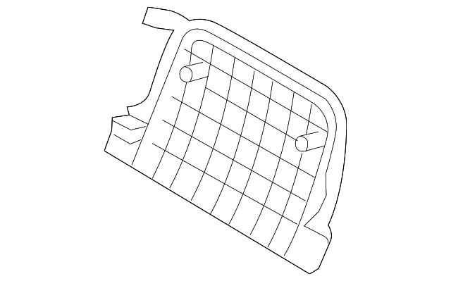 HBR000110SUN Деталь SEAT BACK PANEL, LEFT