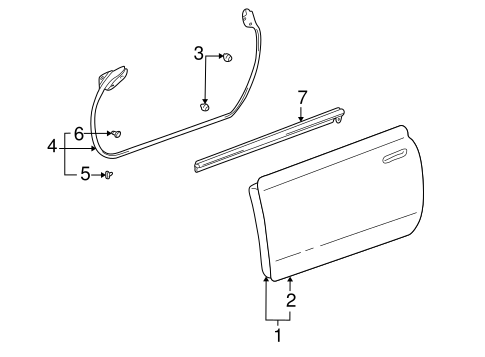 BODY/EXTERIOR TRIM - DOOR for 2005 Toyota MR2 Spyder #1