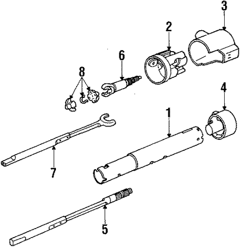 Camaro STEERING COLUMN ASSEMBLY 2