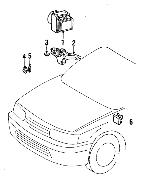 ELECTRICAL/ABS COMPONENTS for 1998 Toyota Tercel #1