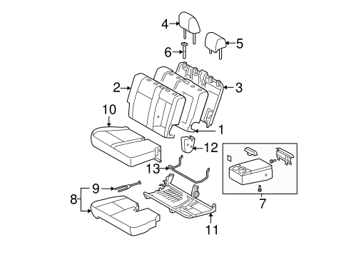 BODY/FRONT SEAT COMPONENTS for 2006 Toyota Tundra #7
