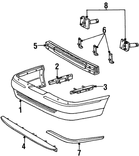 Grand Marquis BUMPER & COMPONENTS - REAR
