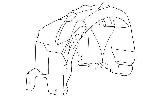XR819942 Деталь FENDER LINER, RIGHT