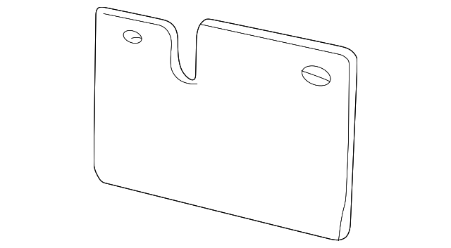 XR81617 Деталь WATER SHIELD, RIGHT