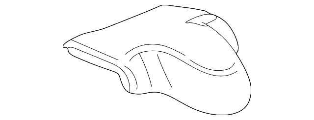 XR824645 Деталь INNER COVER, RIGHT