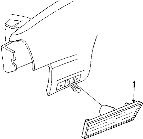 Cutlass Calais SIDE MARKER LAMPS