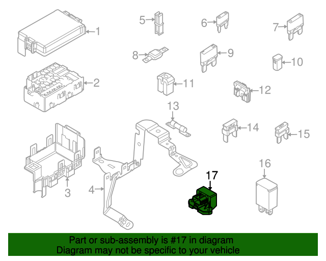 Fuel Pump Relay for 2014 Ford E150AA8Z9D370B Quirk Auto Parts