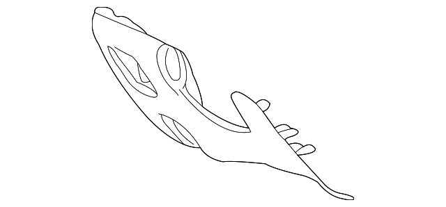 XR817280SDZ Деталь KNEE BOLSTER