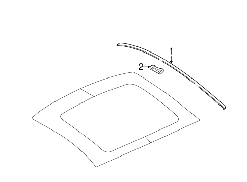 Mustang EXTERIOR TRIM - ROOF