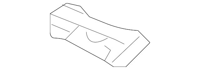 5R3Z-63500A74-BA Деталь ROOF MOLDING CLIP, LEFT