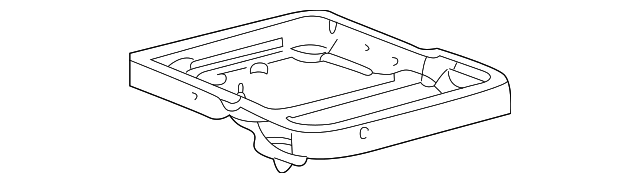 3W6Z7663100AA SEAT FRAME, LEFT