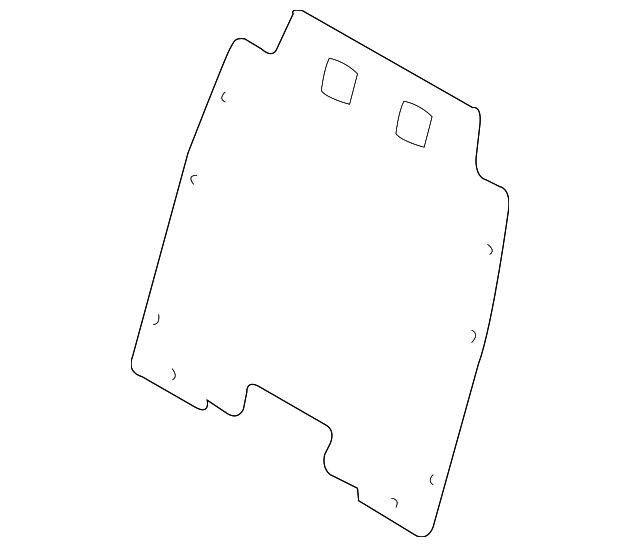 7E5Z-5460770-A SEAT BACK PANEL, RIGHT