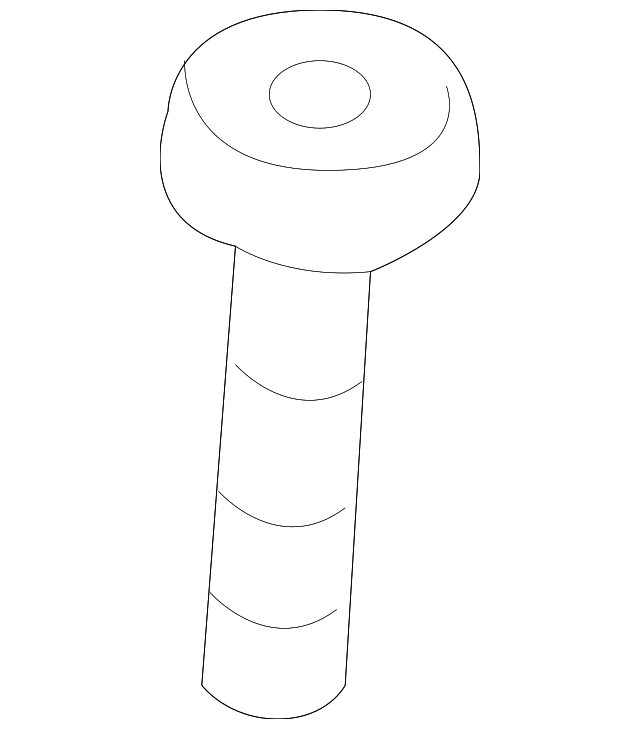 986215 LOCK PILLAR TRIM SCREW, RIGHT