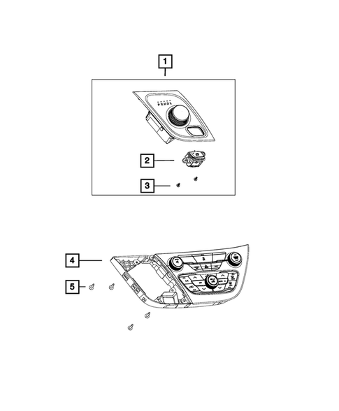 Gearshift Controls and Related Parts for 2017 Chrysler Pacifica #1