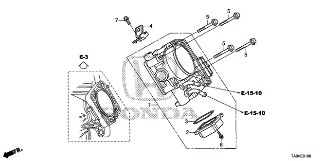 Engine/Throttle Body (L4) for 2012 Honda ACCORD SEDAN #1