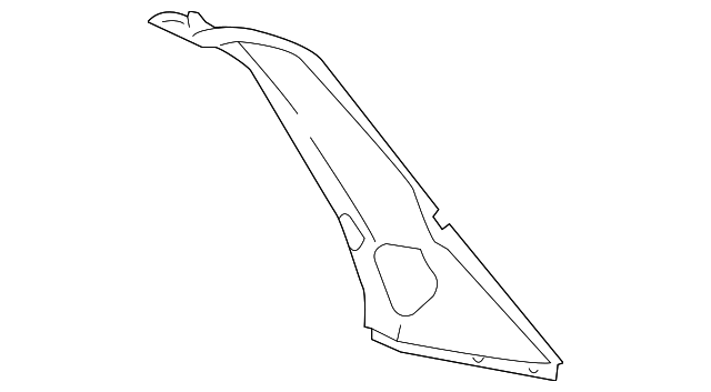 EMR500260PUY Деталь REAR PILLAR TRIM, RIGHT