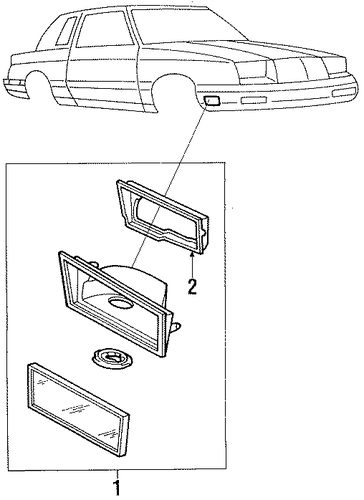 LeBaron CORNER LAMPS