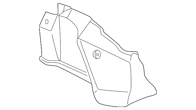 YF1Z5445423AAA Деталь SIDE COVER, LEFT