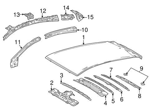 BODY/ROOF & COMPONENTS for 2016 Toyota Prius #2