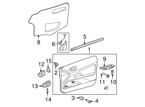 ELECTRICAL/DOOR for 2006 Scion tC #2