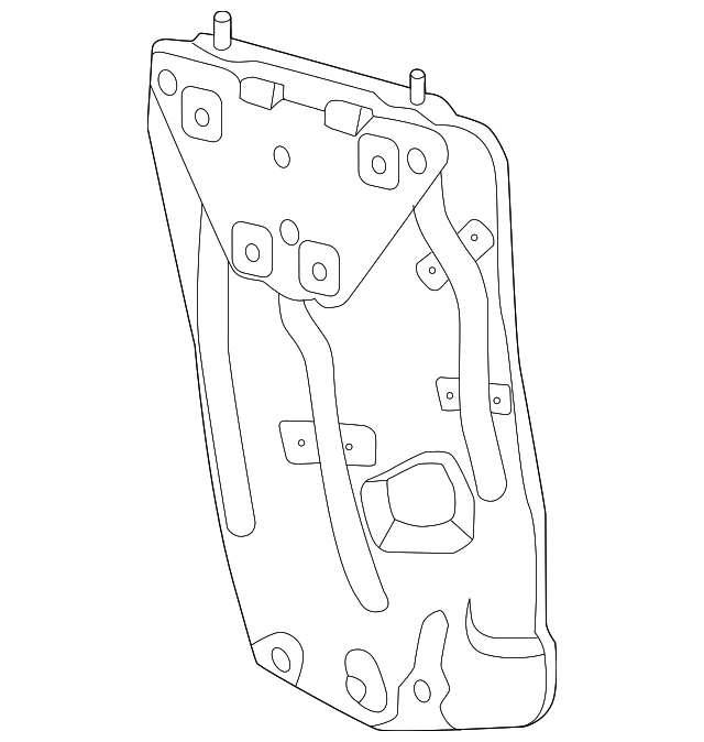 31253534 Деталь WINDOW REGULATOR, RIGHT