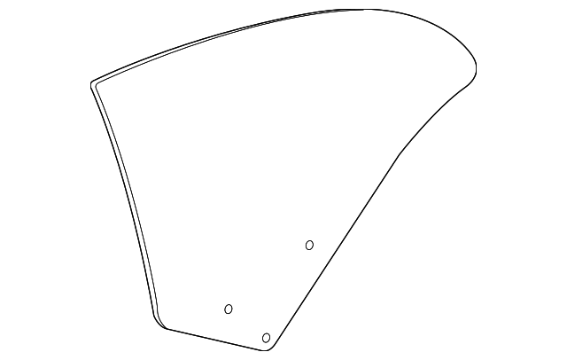 31256478 Деталь QTR GLASS, RIGHT