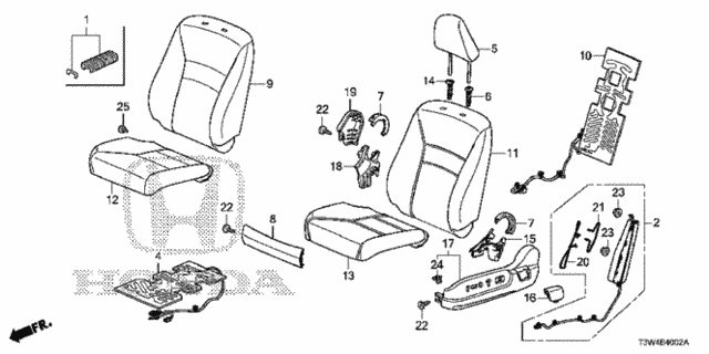 Front Seat (L.) (Tachi-S) for 2015 Honda Accord #0