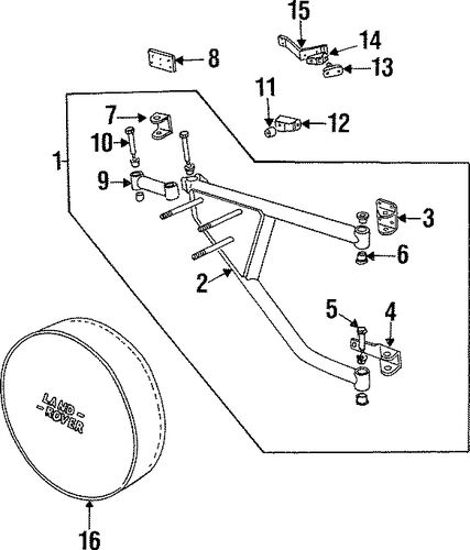 Defender 90 CARRIER & COMPONENTS